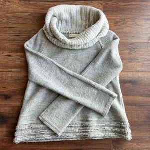 Cowl neck Gray sweater